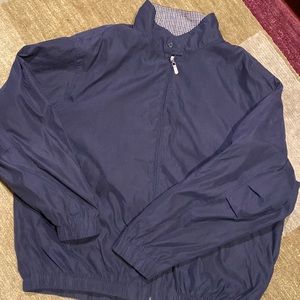 Bobby Jones Blue and White Performance Jacket